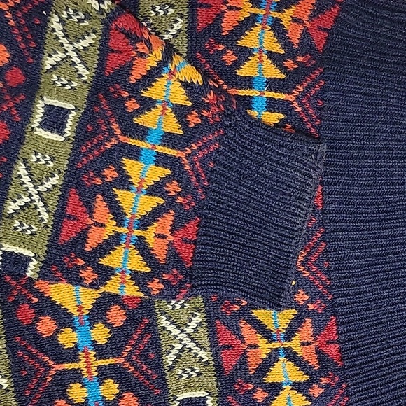 Men's long sleeve fairisle sweater Woolrich sz large - Picture 5 of 6